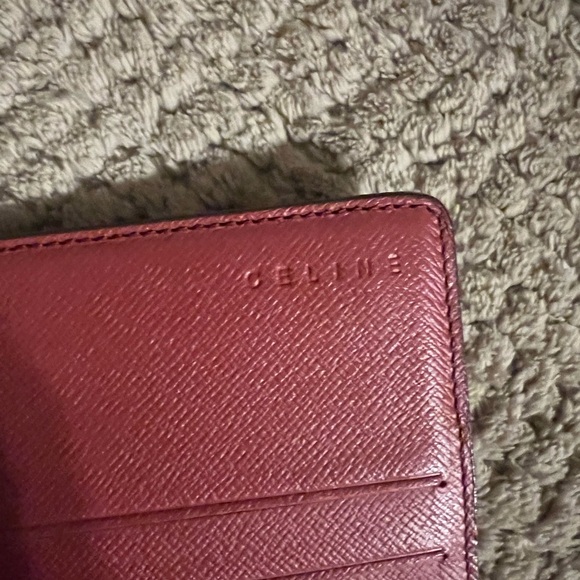 Celine Horse and Carriage Vintage Bifold Wallet in burnt orange/red - Picture 8 of 8